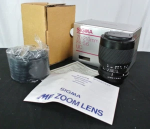 nos SIGMA 70-210MM F4-5.6 UC LENS Pentax 52mm New In Box - Picture 1 of 6