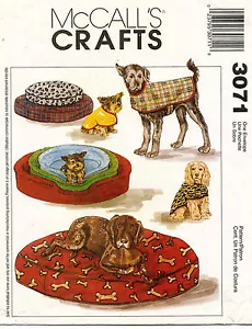 McCall's Pet Accessories Pattern 3071 UNCUT - Picture 1 of 2