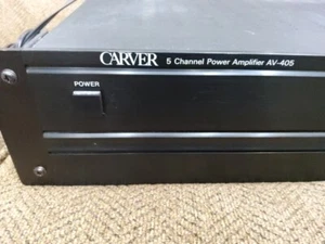 CARVER AV-405 5 Channel Power Amp Amplifier Rare Vintage Pro Audio Surround - Picture 1 of 9