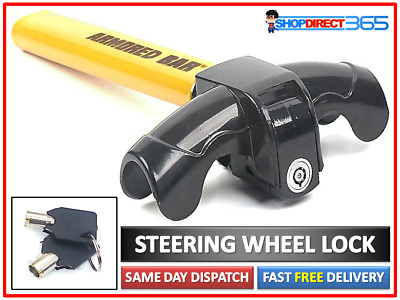 Universal Heavy Duty Anti-theft Steering Wheel Lock Car/van Security New (20-18) • 11.24€