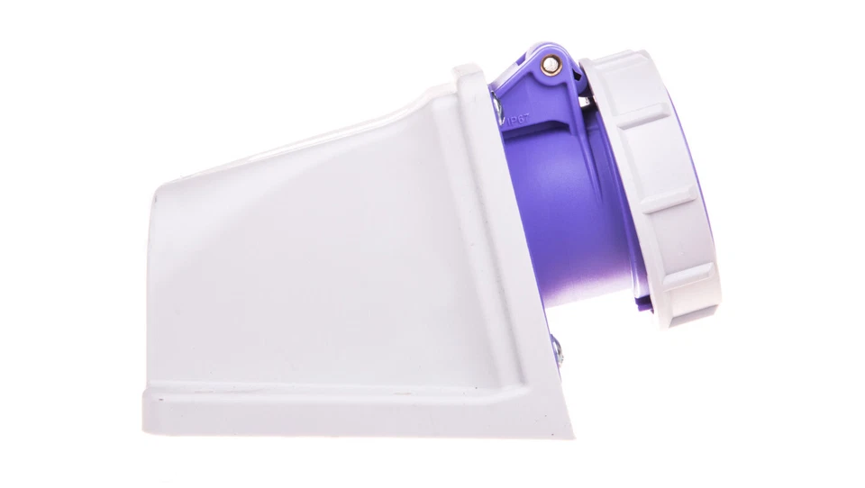 Fixed socket 16A 2P 24V purple IP67 TWIST 1622v /T2UK - Image 1 of 1