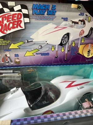 SPEED RACER - MACH 5 Juego con Figuras Spridle & Chim Chim (ReSaurus, 1999) Foto 1 de 4