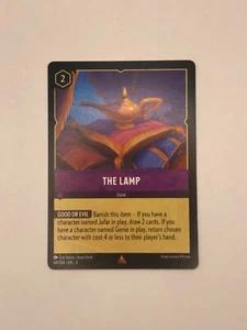 2024 DISNEY LORCANA INTO THE INKLANDS THE LAMP 64/204 RARE (NON-FOIL) - Picture 1 of 2