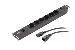 731304424505 APC Easy PDU EPDU1010B-SCH, Basic, 1U, 10A, 230V, (6x)Schuko & - Bild 1 von 1