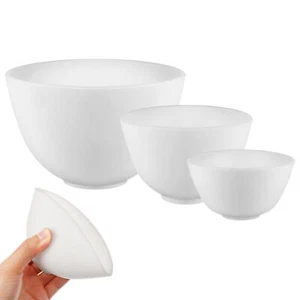 Cuencos cosméticos faciales 3 piezas esteticista para máscara de agua cuidado de la piel herramientas de belleza EE. UU. - Imagen 1 de 9