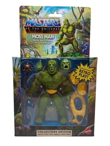 MOTU Masters Of The Universe MOSS MAN Collectors Edition Mattel Figure Flocked - Picture 1 of 15