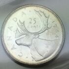 1964 Canada 25 Twenty Five Cents Quarter Canadian Uncirculated Silver Coin D083