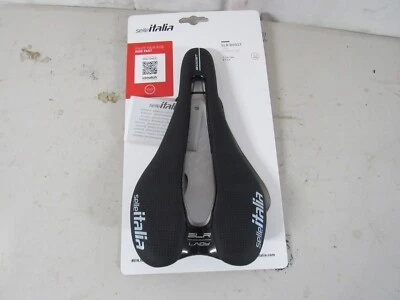 Selle Italia SLR Boost Lady Saddle Ti316 rails Black S3 - Image 1 of 4