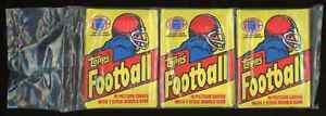 1981 Topps FOOTBALL (3 WAX) Grocery Rack Pack (POSSIBLE MONTANA?) Original Owner