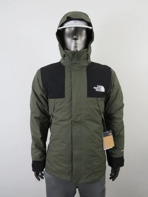 Mens The North Face Bandon Down Tri Climate Hooded Waterproof Jacket - Green - Image 1 of 4