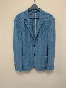 Ermenegildo Zegna Blazer Silk Linen Wool Gingham Unlined Sport Jacket , size 48 - Picture 1 of 11