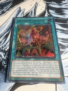 YU-GI-OH LIBROMANCER ORIGIN STORY 1ª EDICIÓN ULTRA RARO CASI NUEVO/COMO NUEVO CYAC-EN063 - Imagen 1 de 1