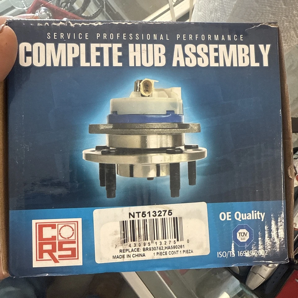 Подшипник колеса и ступица в сборе подходят для Lincoln MKS MKS, MKT MKX CRS 2009-2016 годов выпуска - Изображение 1 из 1