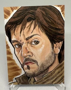 Topps Staw Wars Masterwork Cassian Andor Sketch by Tom Amici - Bild 1 von 2