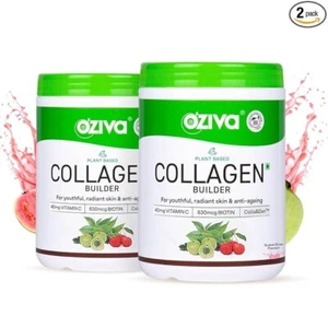 2 X OZiva Vegan Collagen (Guava Glow) with Biotin & Vitamin C For Brighter skin - Picture 1 of 3