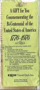 VINTAGE GIFT FRON EXXON TRAVEL CLUB INC. DECLARATIOIN OF INDEPENDANCE - Picture 1 of 2