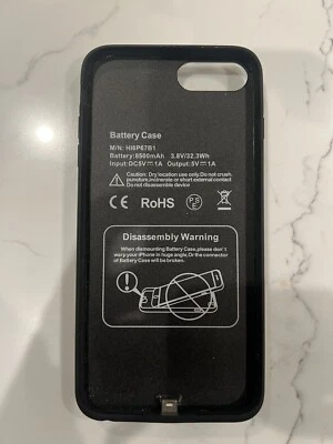 Apple iPhone 8 Smart Battery Case Black USED - Image 1 of 2