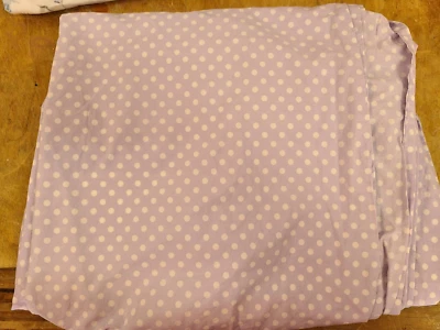 Sábana plana doble Pottery Barn Kids "Dottie - lavanda" Foto 1 de 2