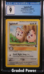 Promo Igglybuff Black Star Promo CGC 9 (0229) #36 Pokemon  - Bild 1 von 1