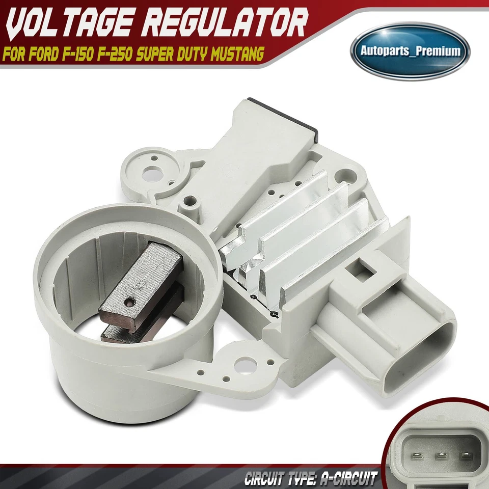 Regulador de voltaje del alternador 14,5 V para Ford F-150 F-250 Super Duty E-150 Mustang Foto 1 de 4