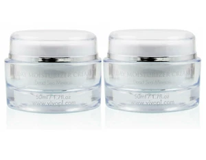 Vivo Per Lei Facial Day Cream Non-Greasy Moisturizer Smooth 1.7 Oz Set of 2 - Picture 1 of 2