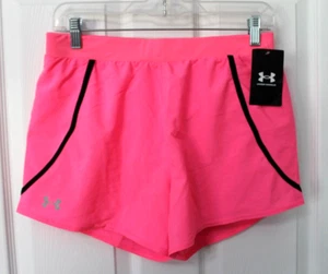 New Under Armour Womens Mileage 3.0 Running Shorts Size SMALL PINK - Picture 1 of 3