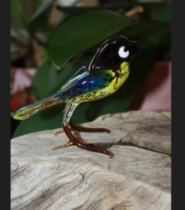 Hand Blown Glass Lamp Murano Glass Figurine Bird Parrot#3 - Picture 1 of 3