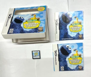 Sesame Street Cookie's Counting Carnival (DS, 2010) no Stylus - Picture 1 of 2