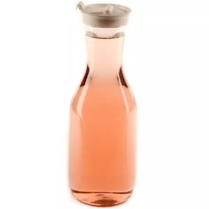 4 Pack - 50 Oz. Clear Plastic Heavy Duty Pitcher - Carafes with Flip Top Lid - Bild 1 von 6