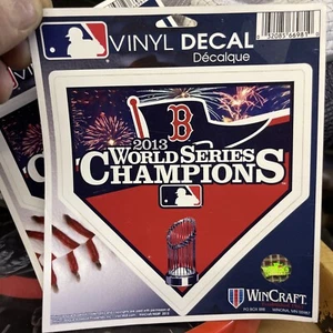 BOSTON RED SOX 2013 WORLD SERIES CHAMPIONS VINTAGE ULTRA DECAL - Picture 1 of 1