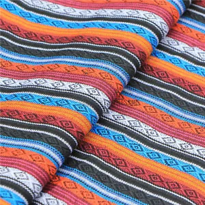 Stripe Tribal Ethnic Cotton Fabric DIY Upholstery Curtain Table Cloth By Meter - Bild 1 von 20
