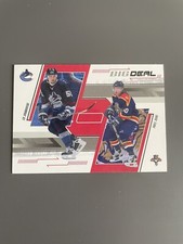 2002-03 ITG Be A Player Memorabilia Big Deal Ed Jovanovski Pavel Bure #238 HOF