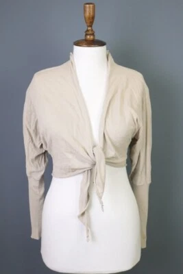 Кардиган Sarah Pacini Beoge с вышивкой плащ один размер - Изображение 1 из 4