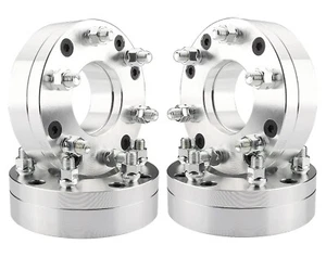 8x6.5 to 6x5.5 Wheel Adapters 2" Inch Use 6x139.7 Wheels On Chevy GMC 8x165.1 - Picture 1 of 24