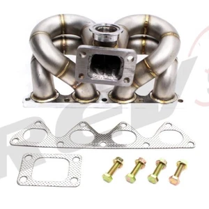 Colector turbo Rev9 serie HP T3 de igual longitud para motor Honda serie B (B16/B18) - Imagen 1 de 3