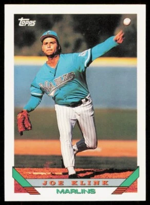 1993 Topps Traded Joe Klink Florida Marlins #95T - Image 1 of 2