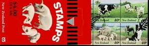 NEW ZEALAND - 1995 FARM ANIMALS BOOKLET - Sc#SB 75 - CTO - NZ 58 - Picture 1 of 1
