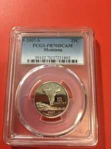 2007-S Montana State Proof Quarter PR70 DCAM Deep Cameo 25C - Picture 1 of 2