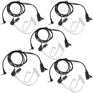 5x Covert Acoustic Tube Earpiece for Motorola Talkabout T6200C T5800 T7200 T5720 - Picture 1 of 5