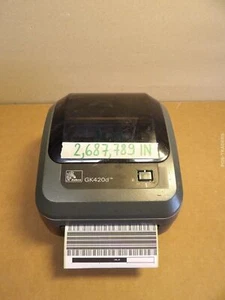 Zebra GK420D Direct Thermal Barcode Label Printer - 2687789 IN - BUTTON DAMAGED - Bild 1 von 9