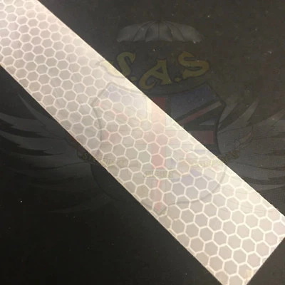 Reflective White Genuine SOLAS Tape, Helmet Glints, IFF, Morale Patch for Bergen - Image 1 of 4