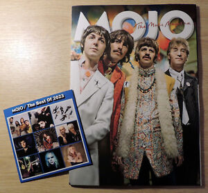 Mojo Magazine January 2024 The Beatles best of 2024 Geddy Lee U2 Free CD #1