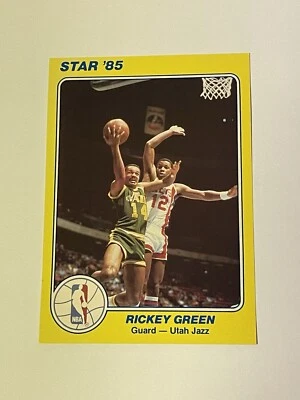 1985 Star Court King 5x7 #11 Rickey Green - Image 1 of 2