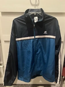 Vintage Russell Athletic Blue Jacket Windbreaker - Picture 1 of 2
