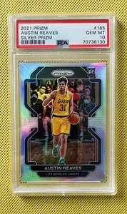 2021-22 Panini Prizm Austin Reaves Silver Prizm Rookie #165 - PSA 10 GEM MINT - Picture 1 of 2