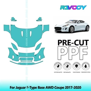 PreCut Paint Protection PPF Kit For Jaguar F-Type Base AWD Coupe 2017-2020 - Picture 1 of 7
