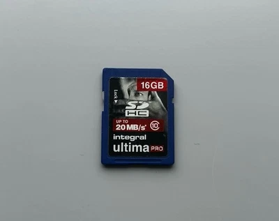 Integral 16GB SDHC SD Card Class 10 ULTIMA PRO - Image 1 of 4