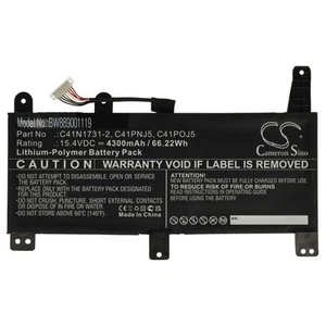 Batterie remplace Asus 4ICP5/70/81 C41N1731-2 CA436981G C41PNJ5 C41POJ5 4300mAh - Photo 1/9