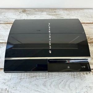 Consola PlayStation 3 PS3 Fat CBEH1000 retrocompatible luz amarilla piezas - Imagen 1 de 12