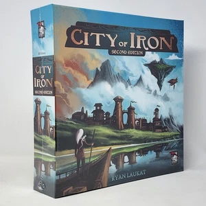 City Of Iron Second Edition Board Game Ryan Laukat Red Raven 2016 Sealed NEW  - Picture 1 of 8